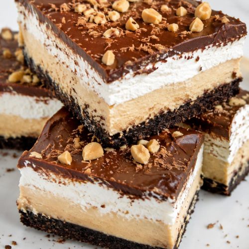 Peanut Butter Lush Cheesecake Bars