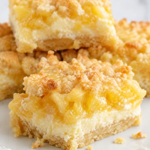 Pineapple Cream Dump Bars