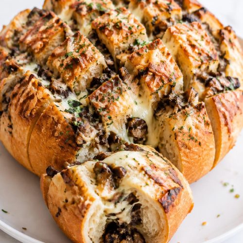 Portobello Appetizer Pull-Apart Bread