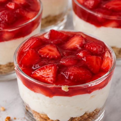 Pretzel Salad Cups