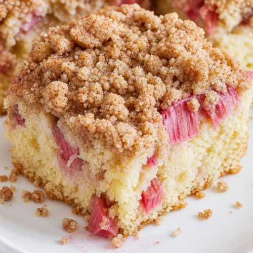 Rhubarb Coffee Cake