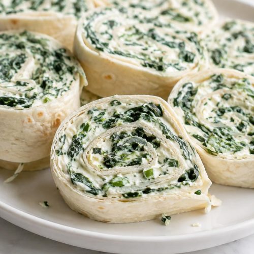Spinach Dip Pinwheels