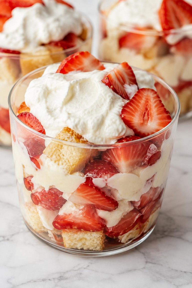Strawberry Trifle Cups