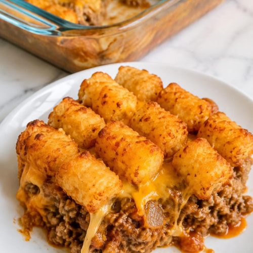 Tater Tot Sloppy Joe Casserole