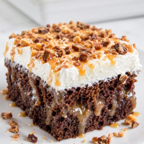 Toffee Poke Dessert