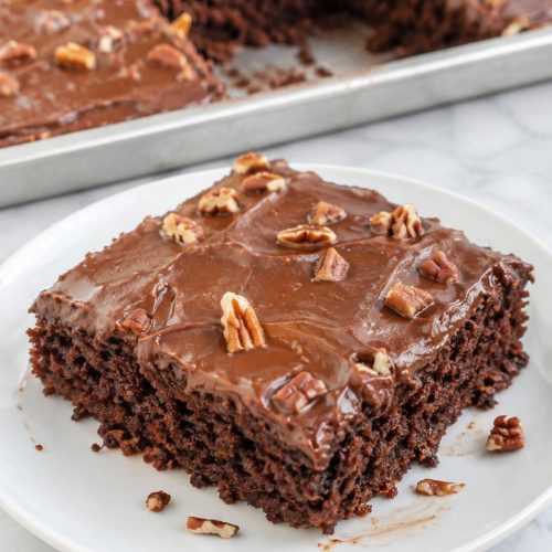Vintage Chocolate Sheet Cake