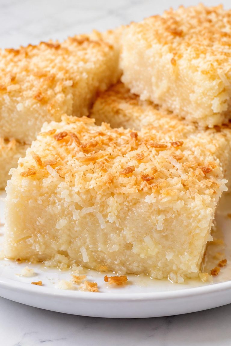 Condensed Milk Coconut Bars