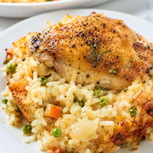 One-Pan Chicken Rice Bake