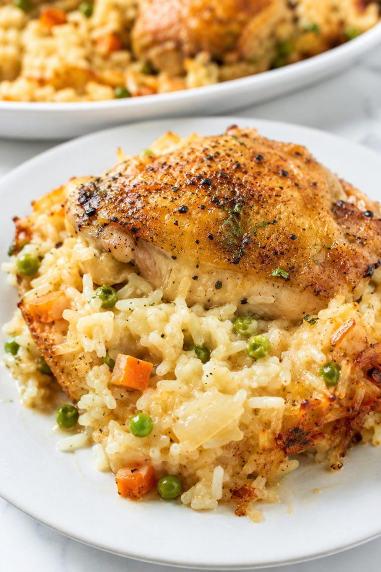 One-Pan Chicken Rice Bake