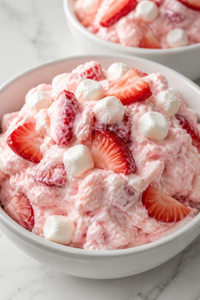 Strawberries and Cream Salad